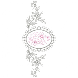 Flowers And Tree Embroidery Design 2 Flowers And Tree Embroidery Design 2